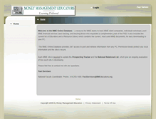 Tablet Screenshot of db.mmeducators.org